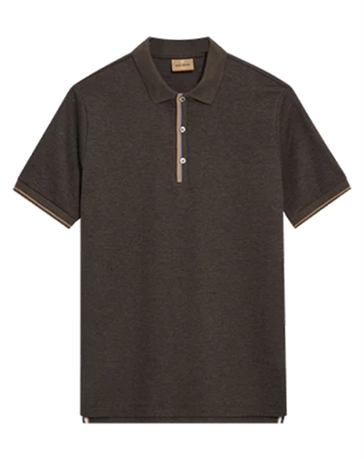 Mos Mosh Gallery - MMGHarvey Polo - Chocolate Brown